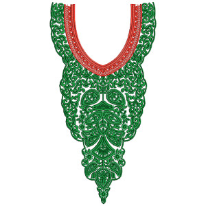 8853 Neck Embbrooidery Design