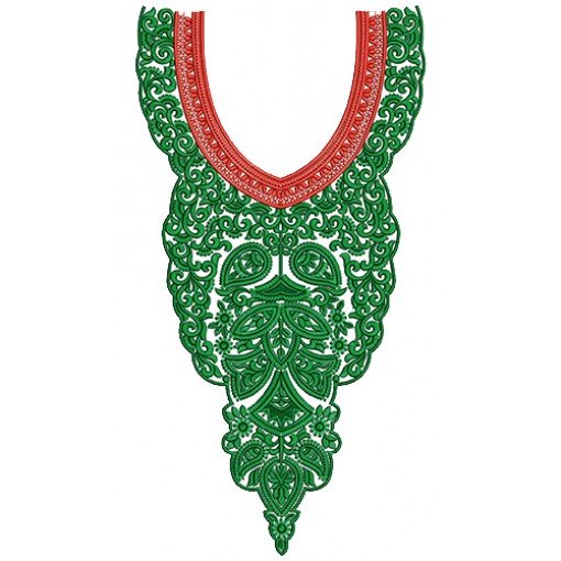 8853 Neck Embbrooidery Design