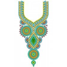 8857 Neck Embbrooidery Design