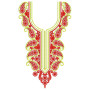 8859 Neck Embroidery Design