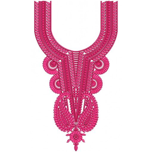8861 Neck Embbrooidery Design