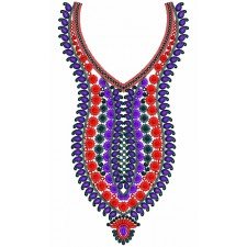 9156 Neck Embroidery Design