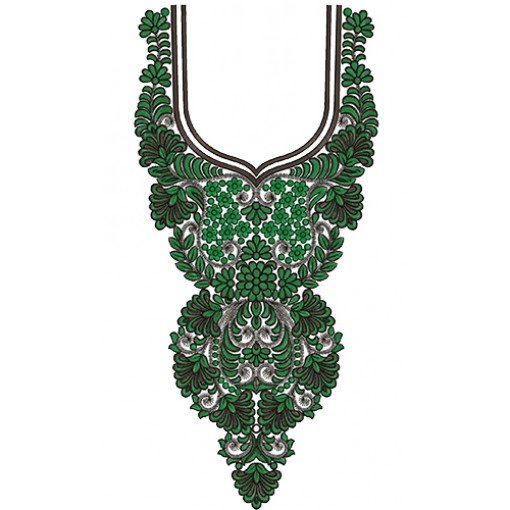 9279 Neck Embroidery Design