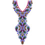 9289 Neck Embroidery Design