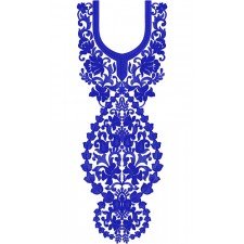 9320 Neck Embroidery Design