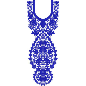 9320 Neck Embroidery Design