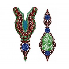 9326 Neck Embroidery Design 9326 Neck Embroidery Design