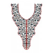 9330 Neck Embroidery Design