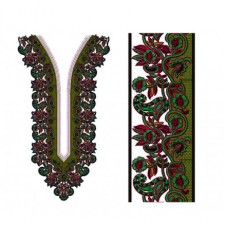 9342 Neck Embroidery Design 9342 Neck Embroidery Design