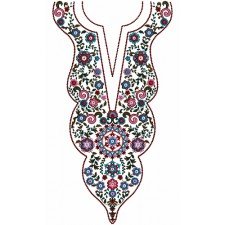 9429 Neck Embroidery Design