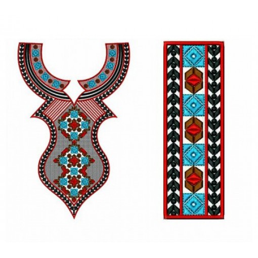9545 Neck Embroidery Design 9545 Neck Embroidery Design