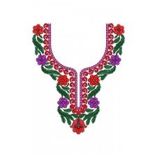 9547 Neck Embroidery Design