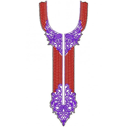 9628 Neck Embroidery Design