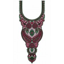 9630 Neck Embroidery Design