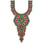 9632 Neck Embroidery Design