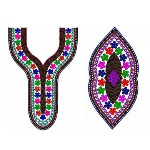 9728 Neck Embroidery Design 9728 Neck Embroidery Design