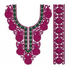 9737 Neck Embroidery Design 9737 Neck Embroidery Design