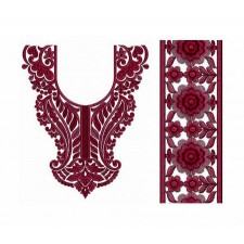 9740 Neck Embroidery Design 9740 Neck Embroidery Design