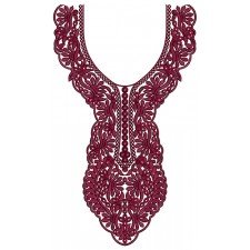 9748 Neck Embrodery Design