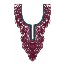 9750 Neck Embrodery Design