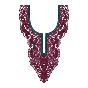 9750 Neck Embrodery Design