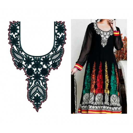 9751 Neck Embrodery Design 9751 Neck Embrodery Design