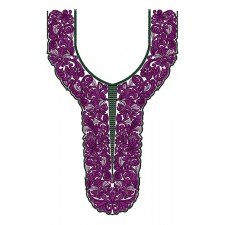9753 Neck Embrodery Design
