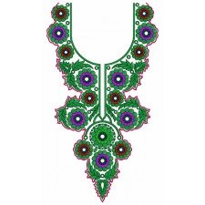 9755 Neck Embrodery Design
