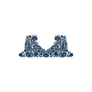 9840 Neck Embroidery Design
