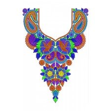Bohemian Embroidery Neck Design Bohemian Embroidery Neck Design
