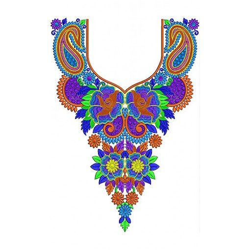 Bohemian Embroidery Neck Design Bohemian Embroidery Neck Design