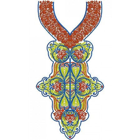 Latest Long Neck Arabic Designs For Embroidery
