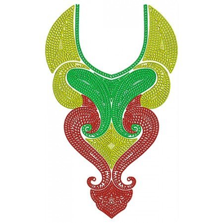 Islamic Concept Neck Embroidery Designs