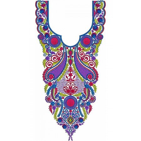 Abaya Neck Embroidery Designs