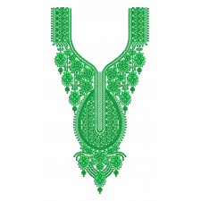 Abaya Dress Neck Embroidery Design 25291