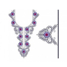 Antique Neck Embroidery Design Antique Neck Embroidery Design