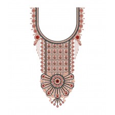 Arabian Kaftan Embroidery Neck Design