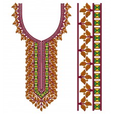 Arabic Embroidery Neck Design Arabic Embroidery Neck Design