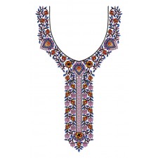 Arabic Neck Dress Embroidery Design