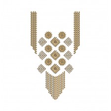 Arabic Neck Embroidery Design