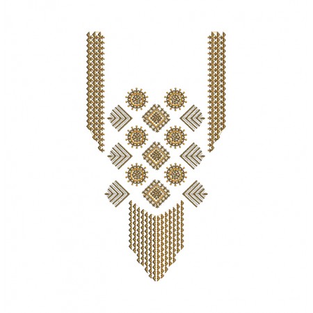 Arabic Neck Embroidery Design