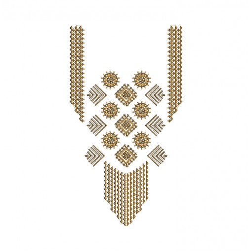 Arabic Neck Embroidery Design