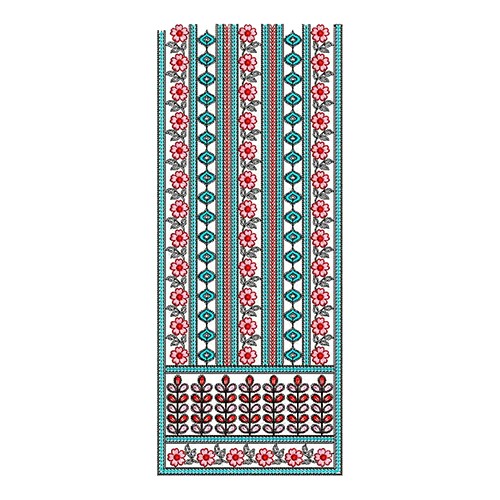 Arabic Square Neck Embroidery