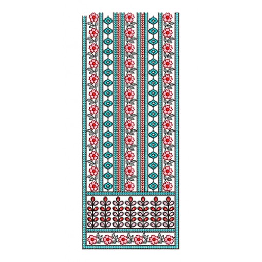 Arabic Square Neck Embroidery
