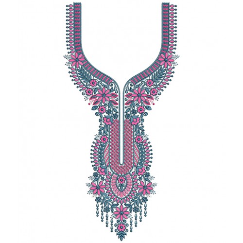 Embroidery Dress Neck Design