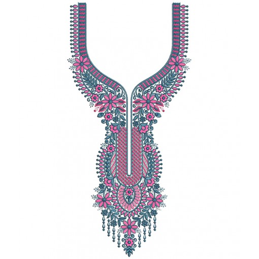 Embroidery Dress Neck Design