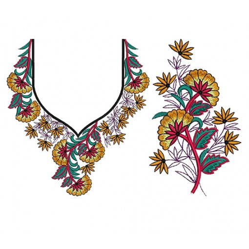 Plain Suit Embroidery Design Plain Suit Embroidery Design