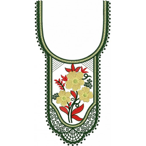 Beautiful Neck Embroidery Designs 25574