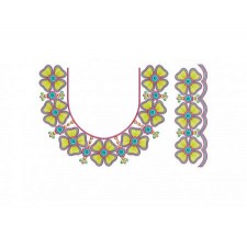 Beautiful Round Neck Embroidery Design Beautiful Round Neck Embroidery Design
