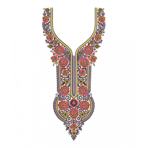Burka Embroidery Design
